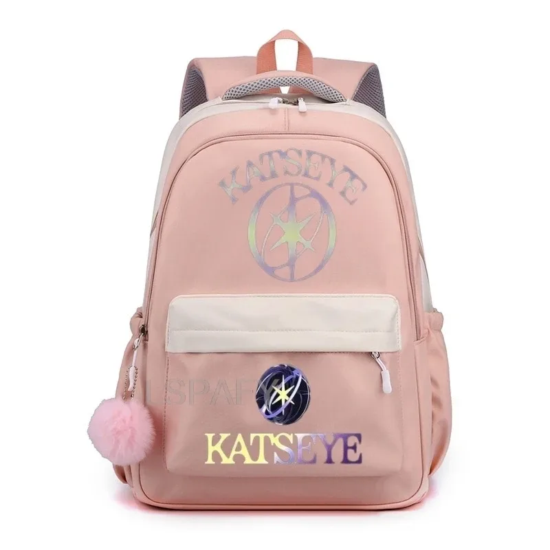sac à dos pour ordinateur portable katseye funny teenager, sac d'école en toile cool pour femmes, sacs à dos d'étudiant de haute qualité, sac d'école tendance pour filles