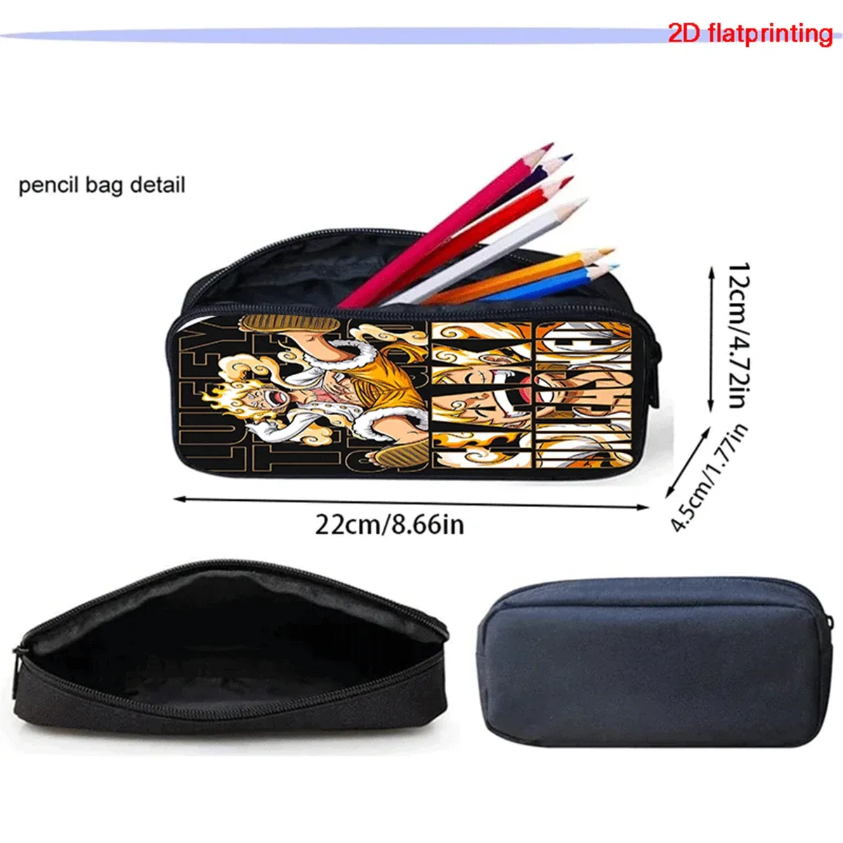 sac à dos scolaire léger 2-en-1 avec poche avant et trousse à crayons, sac à dos unisexe durable pour garçons et filles de 6 à 10 ans