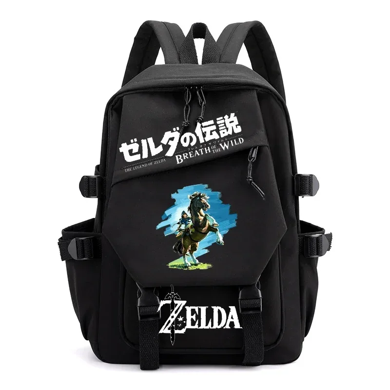sac à dos étudiant the legend of zelda, sac à bandoulière décontracté pour l'extérieur, sac à dos tendance personnalisé grande capacité mochilas