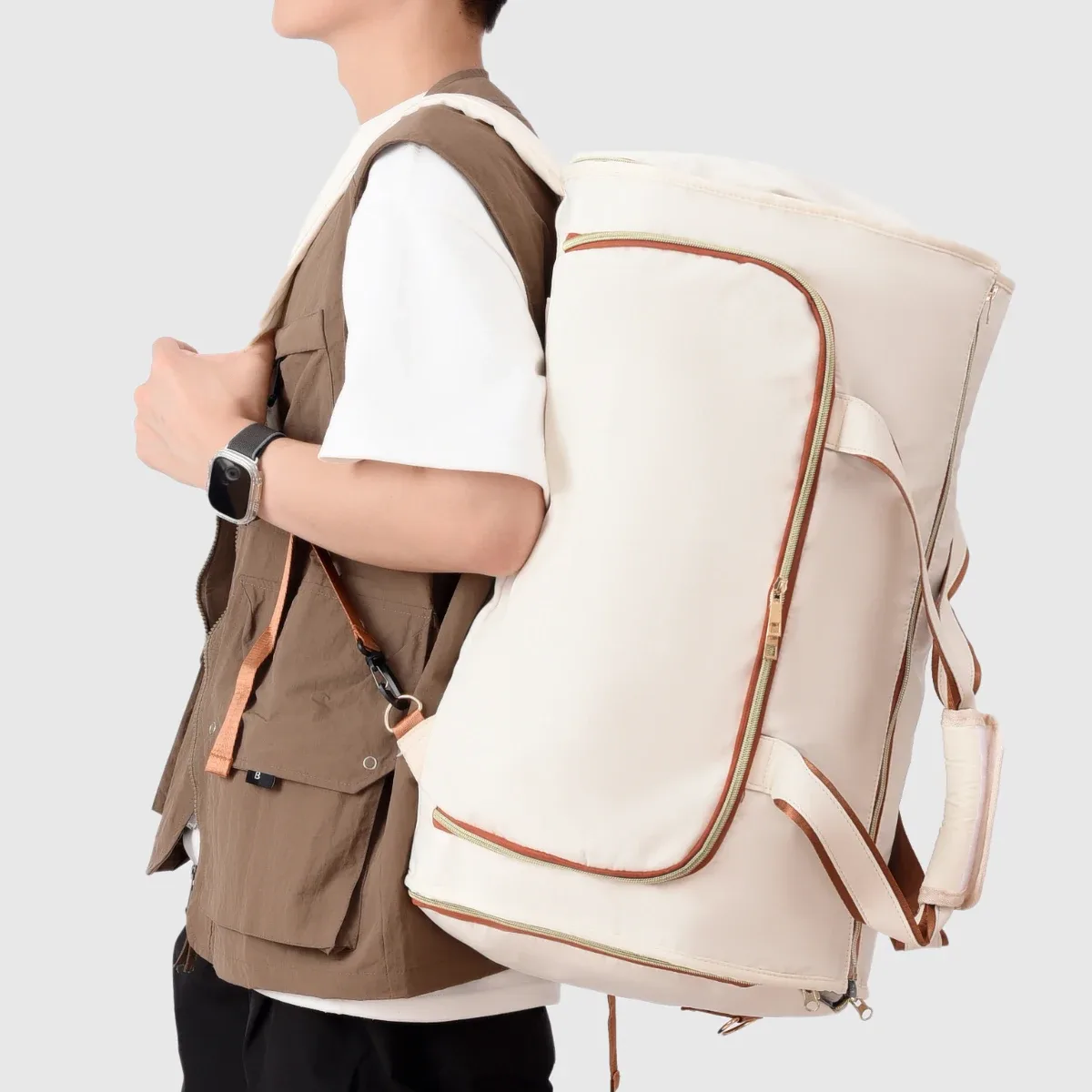 sac de voyage extra large, pochette pour hommes et femmes, sac de rangement matelassé, bagage à main, bagage à roulettes, bagage de déménagement, multi-usages