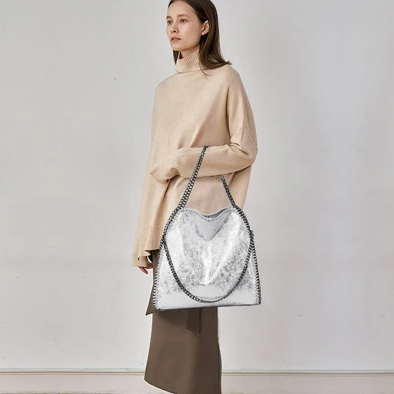 sac à main pour femme, design tendance, décontracté, avec poches, portable, grand sac à bandoulière à chaîne, cadeau d'anniversaire