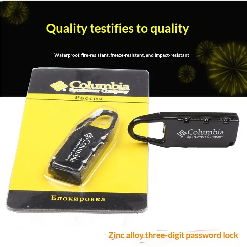 cadenas à code en alliage de zinc, 1 pièce : mini cadenas antivol pour bagages, sacs photo et voyages – design