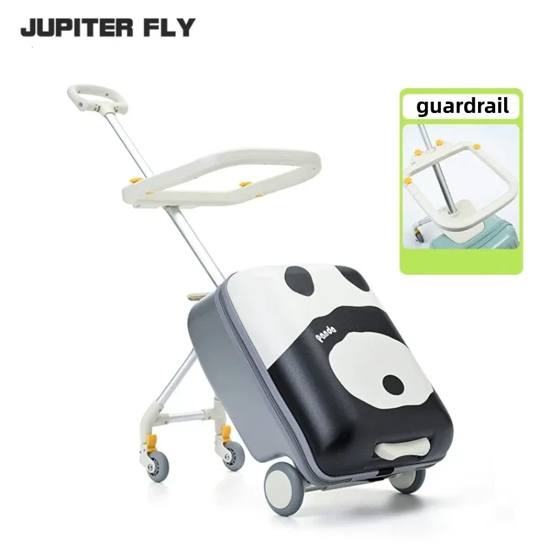 valise de voyage multifonctionnelle pour enfants, chariot à roulettes, bagage à main 20 pouces, poussette pour les voyages
