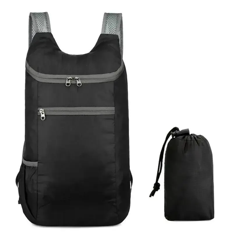 sac en peau pliable portable décontracté pour l'extérieur, sac à dos de sport léger, sac de voyage, sac de livre cadeau, offre spéciale 2025,