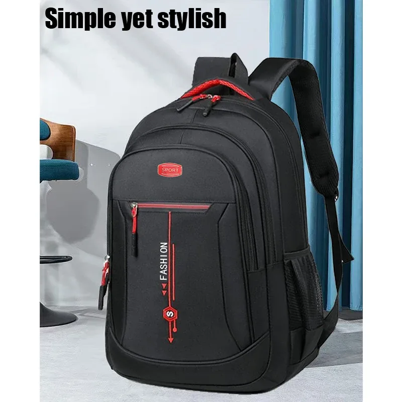 sac à dos de voyage polyvalent pour tous les jours, design tendance avec fermeture éclair contrastée, grand format pour ordinateur portable, idéal pour le travail, l'université et les escapades de week-end