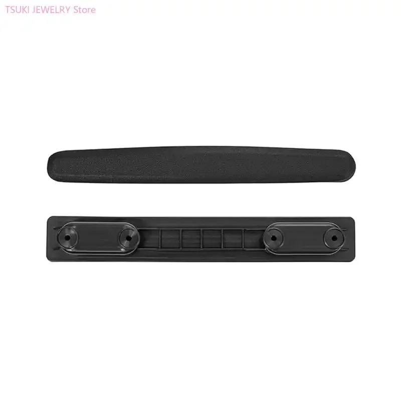 poignée remplacement valise plastique texturée noir flexible ornementation travail main réparation accessoire bagage transport usage voyage