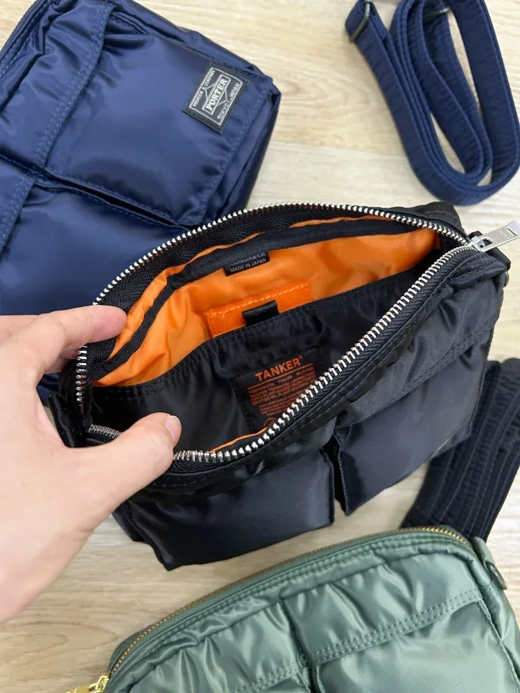 sac bandoulière souple en nylon pour homme porter tanker 23*14*5cm – idéal pour le quotidien, le sport, les voyages, l'école et les trajets quotidiens