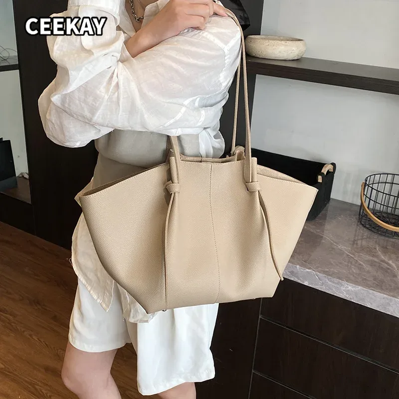 sacs fourre-tout de luxe de marque pour femmes en cuir pu souple, ensemble 2-en-1 grande capacité, sacs à main de créateur 2026