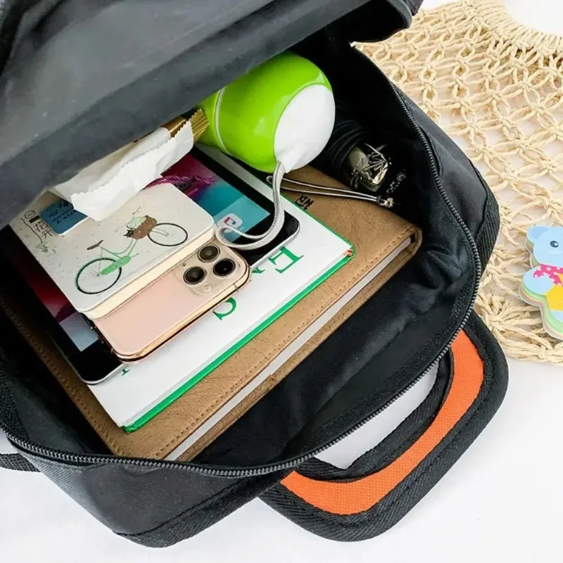 sac à dos scolaire 2d tendance avec imprimé de bande dessinée de conte de fées, grande capacité, léger, pour garçons et filles, cadeau