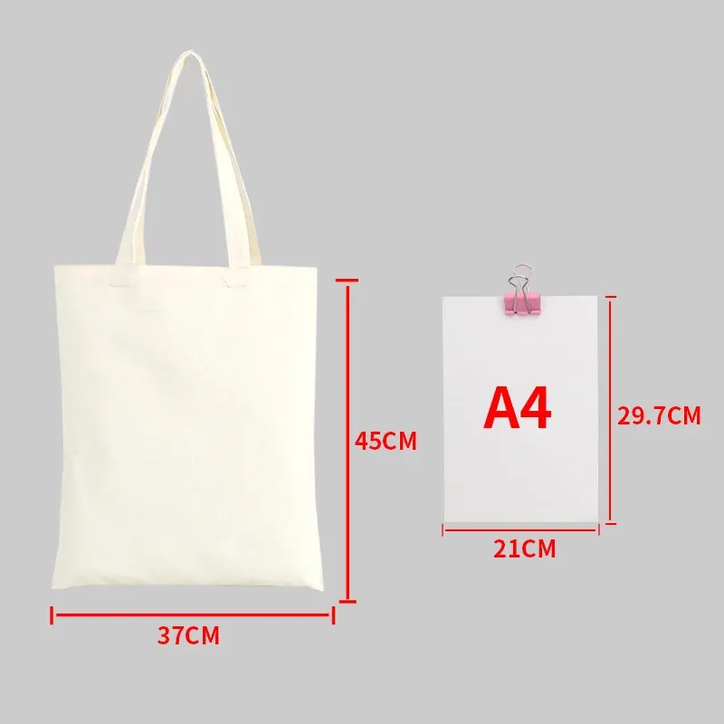 iskybob sac en toile de grande capacité sac à bandoulière sac à main beige pliant eco fourre-tout sacs réutilisable bricolage sac de rangement d'épicerie sac à provisions