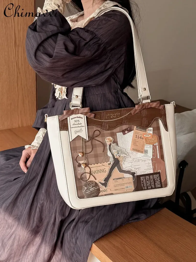 sac à bandoulière original pain bag 2026, nouveau style japonais, mode, grande capacité, pour ordinateur portable 14 pouces, pour femme de bureau