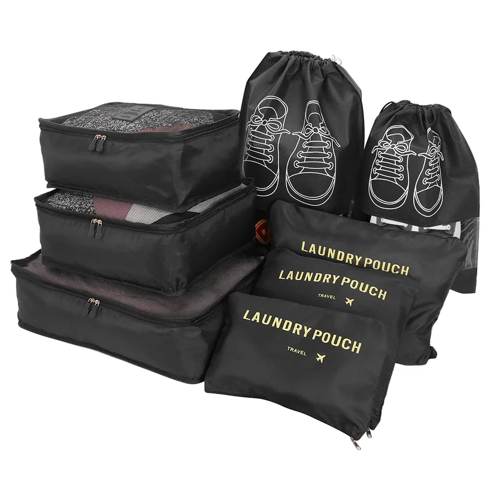 organisateur voyage sacs rangement oxford doux polyvalent transparent respirant fermeture éclair durabledurable pliable transport facile conception boucle empilable vêtements