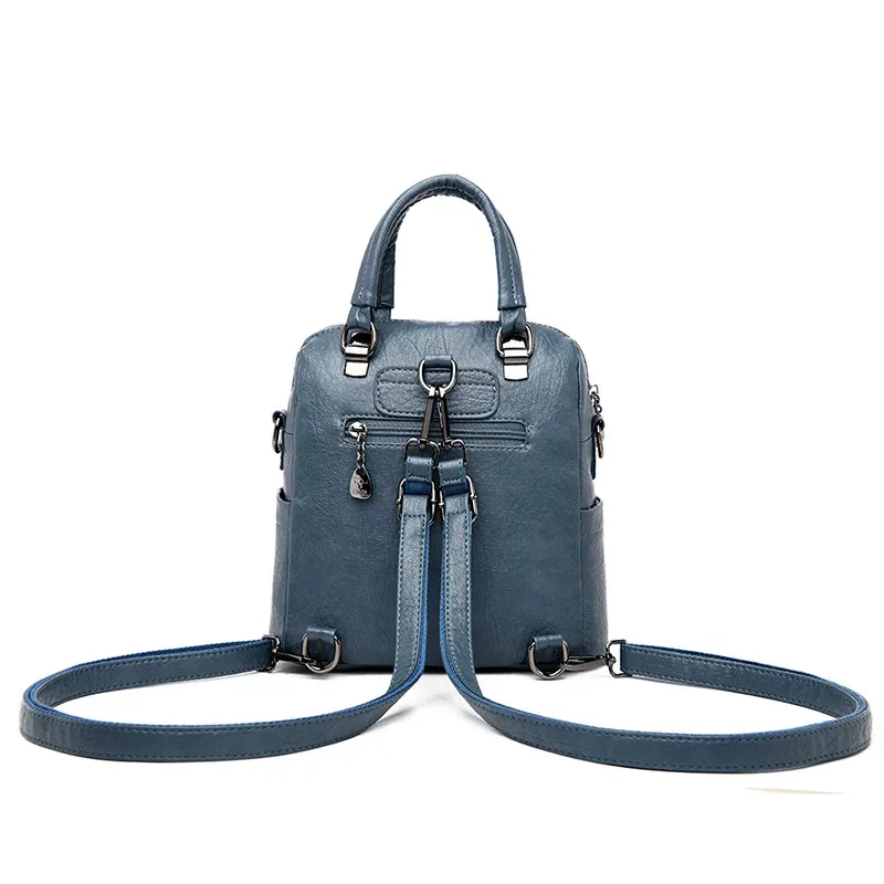 sac à dos en cuir vintage pour femmes, sac à bandoulière pour femme, sac de voyage pour femmes, sac d'école pour filles