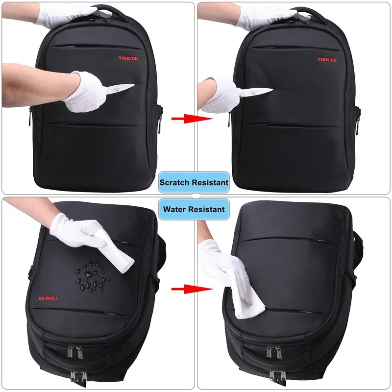 tigernu hommes sac à dos 15 17 19 pouces sac à dos pour ordinateur portable pour hommes pour femmes sac à dos d'affaires cartable voyage sac à dos sacs sac à dos