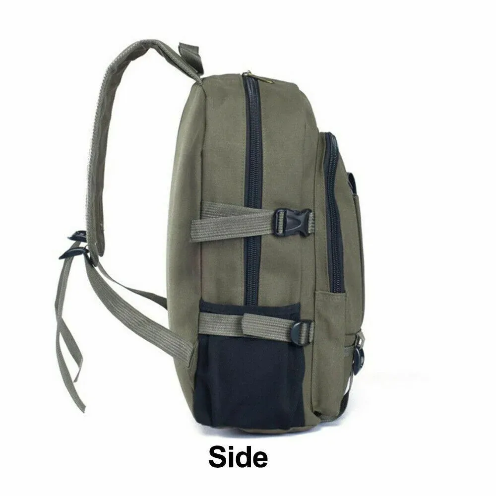 grand sac à dos en nylon imperméable pour hommes et femmes, sac à dos pour la pêche, le voyage, la randonnée, l'école, l'escalade, les sports, les garçons