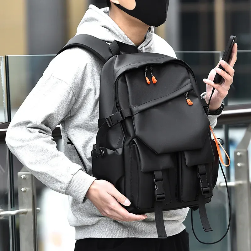 sac à dos homme grande capacité voyage pochette d'ordinateur sac décontracté homme sac étanche sac à dos advanced sense collège étudiant cartable