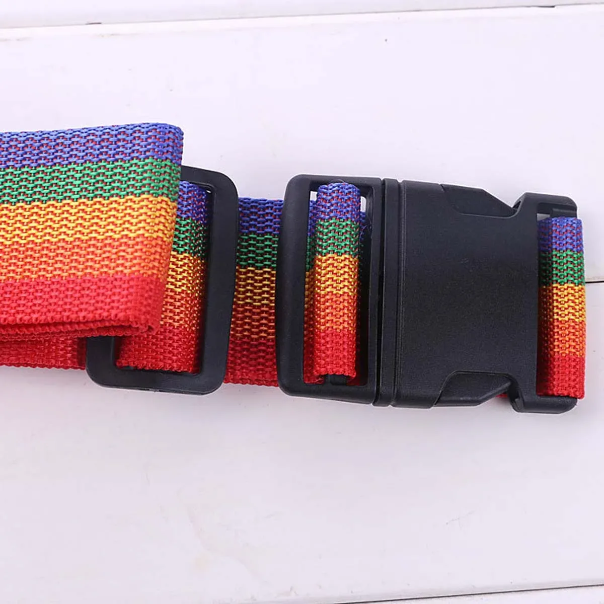 sangle de bagage réglable de 200cm, 1 pièce/2 pièces, accessoires essentiels de voyage, fournitures de valise, sangles de ceinture fixes pour valise de 20 à 34 pouces