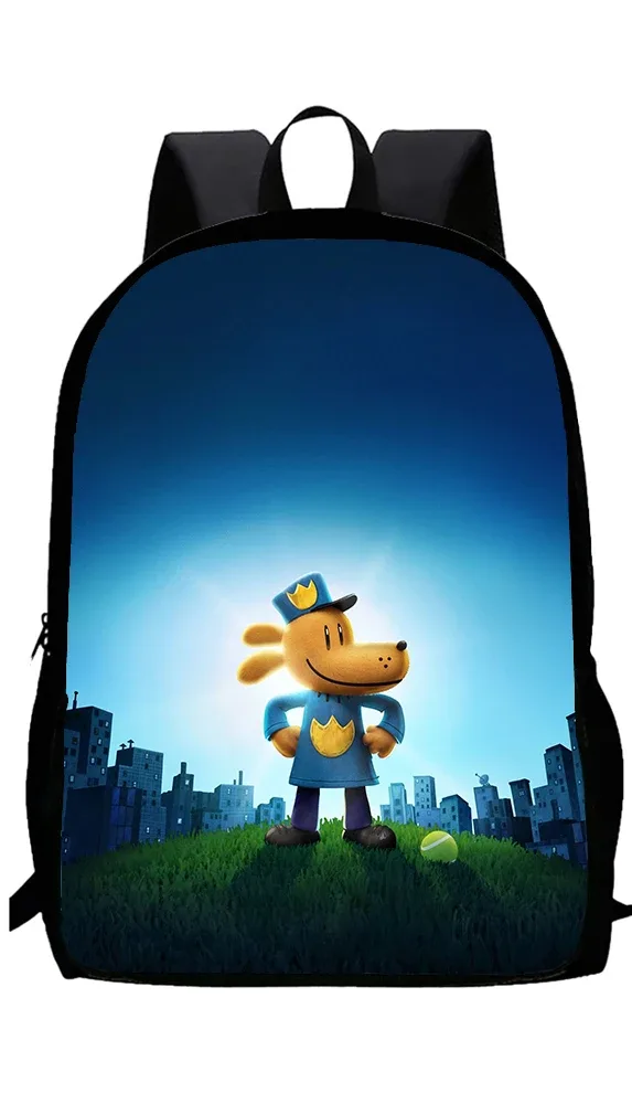 sac à dos d'école de dessin animé dogman pour enfants, sacs à lunch, sacs à crayons, garçons, filles, meilleur cadeau, ensemble de 3 pièces