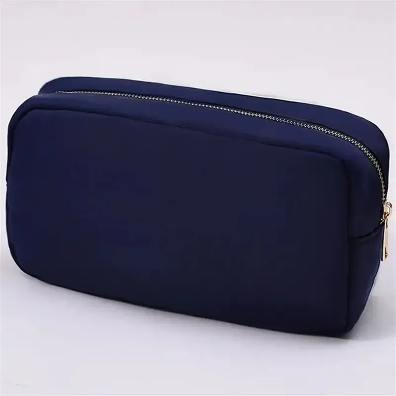 s /m/l/xl 17 couleurs pochette en nylon maquillage sac cosmétique fermeture éclair articles de toilette organisateur sac pour femmes filles voyage cadeau pochette de maquillage