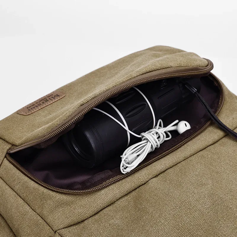 nouveaux hommes rétro sac à dos décontracté simple toile grande capacité sac à dos unisexe en plein air voyage sac à dos étudiant sac d'école durable