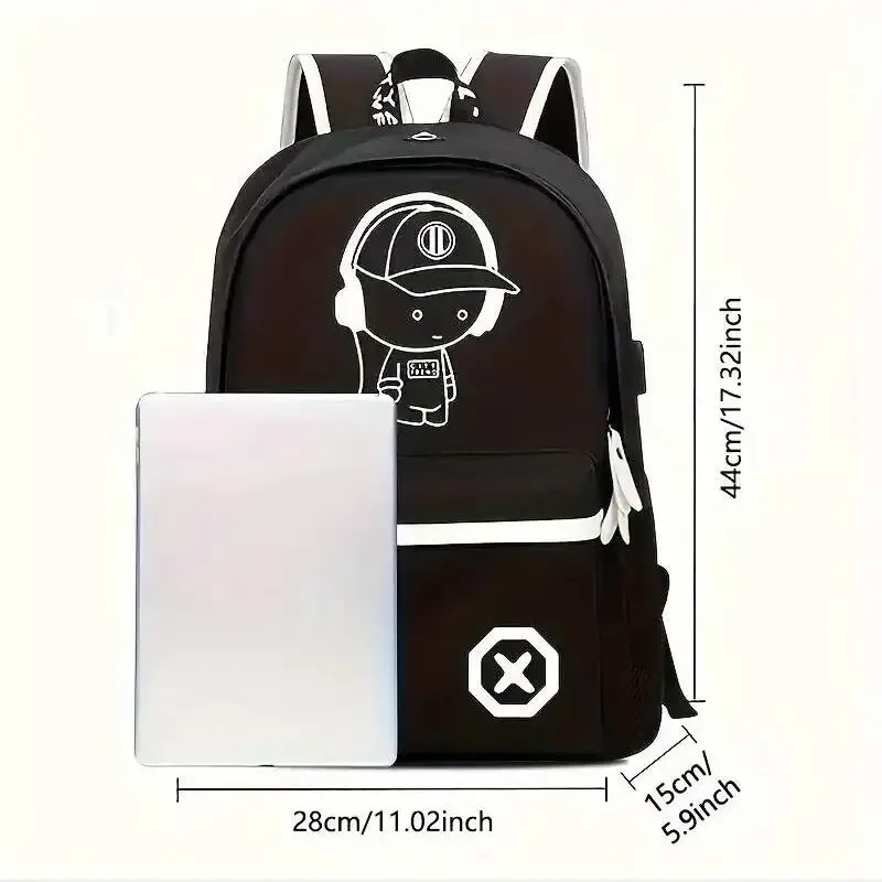sac à dos étanche pour ordinateur portable shoous, sac à dos usb pour ordinateur portable, sacs d'école pour étudiants, sacs à dos d'extérieur pour procureur, musique décontractée, garçon