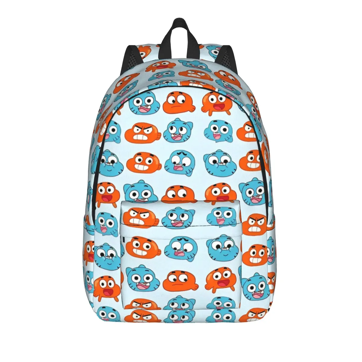 sac à dos décontracté gumballs cartoon pour l'extérieur, le lycée et le travail, pour hommes et femmes, sac à dos pour ordinateur portable en toile