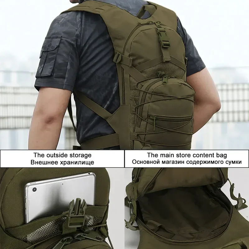 sac à dos d'alpinisme pour hommes et femmes, oxford sr, sacs à dos de sport, voyage de loisirs, 15l