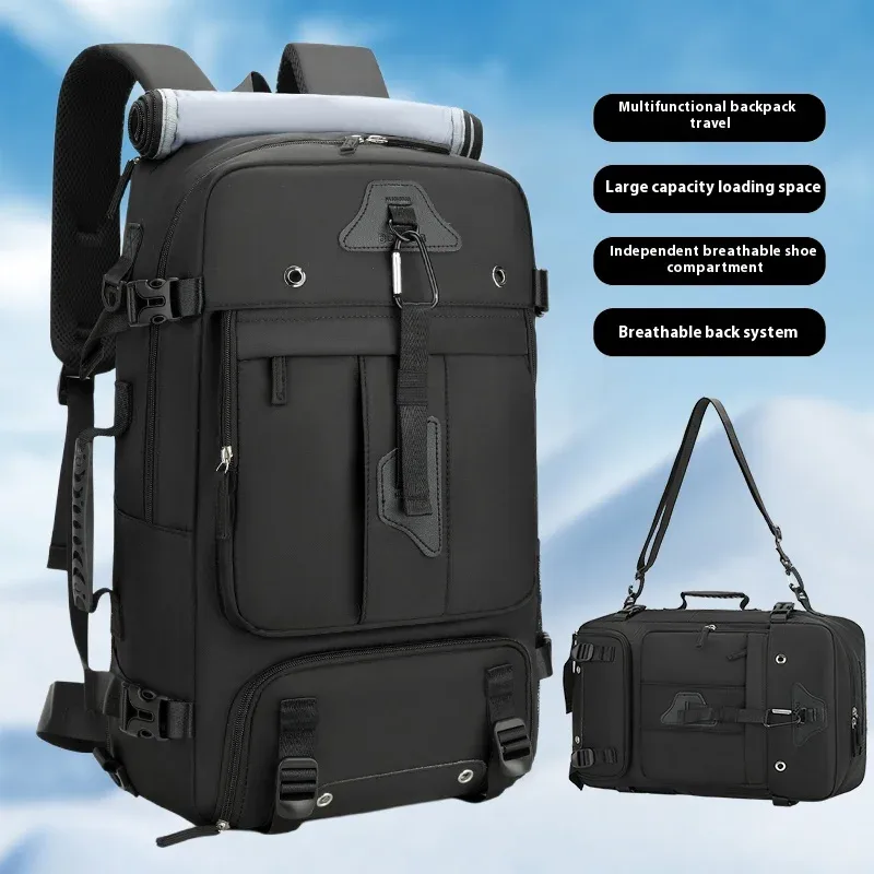 nouveau sac à dos de voyage extensible grande capacité pour hommes, idéal pour l'extérieur, 80 litres