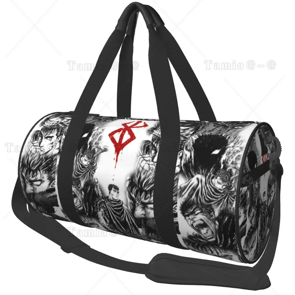 bereserk-sac de sport étanche avec poche pour homme et femme, anime japonais, sac à dos de voyage, sac de week-end, sac de sport de natation