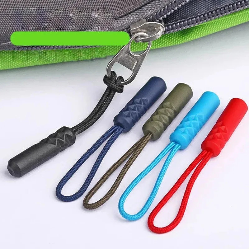 10/20 pièces tiroir de fermeture éclair, embout de remplacement pour cordon, clip de fixation pour boucle cassée, languette de fermeture éclair pour sac de voyage, valise, tente, sac à dos