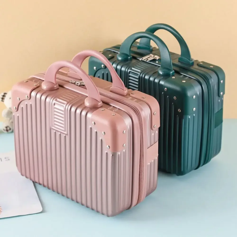 Ventes Flash : Valise de voyage 14 pouces, mini trousse de maquillage de voyage, organisateur, valise à main pour femmes