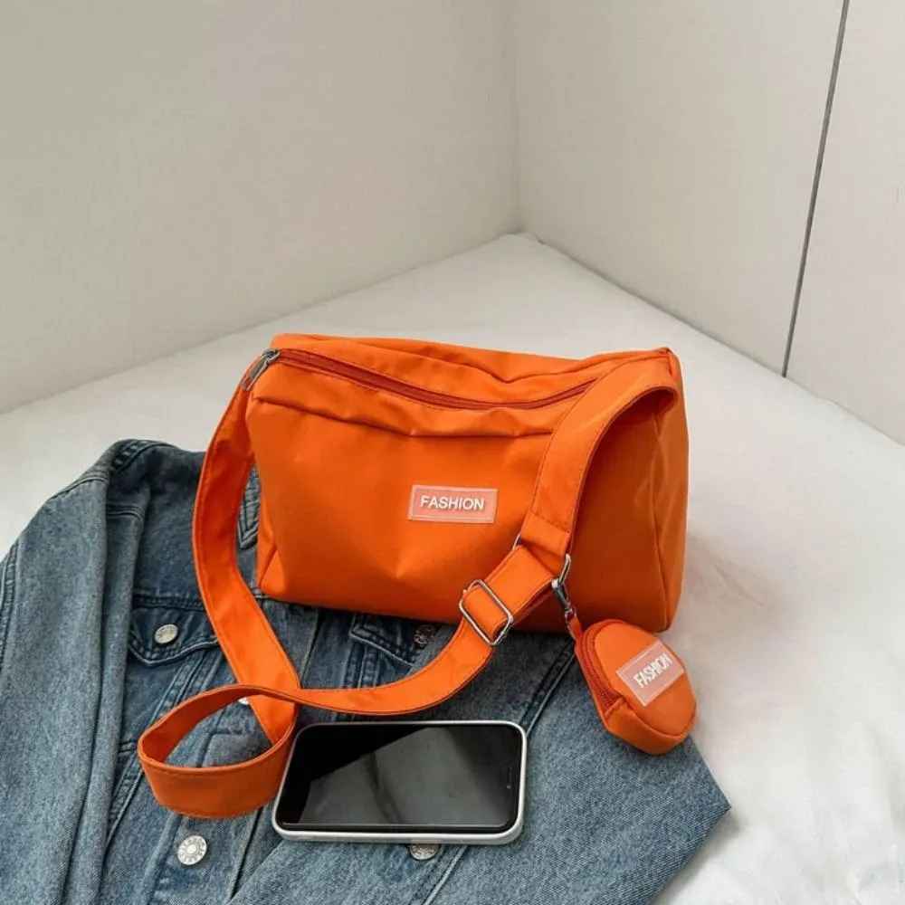 sac à bandoulière de grande capacité, version coréenne, décontracté, polyvalent, léger, oxford, nouvelle mode automne/hiver 2024