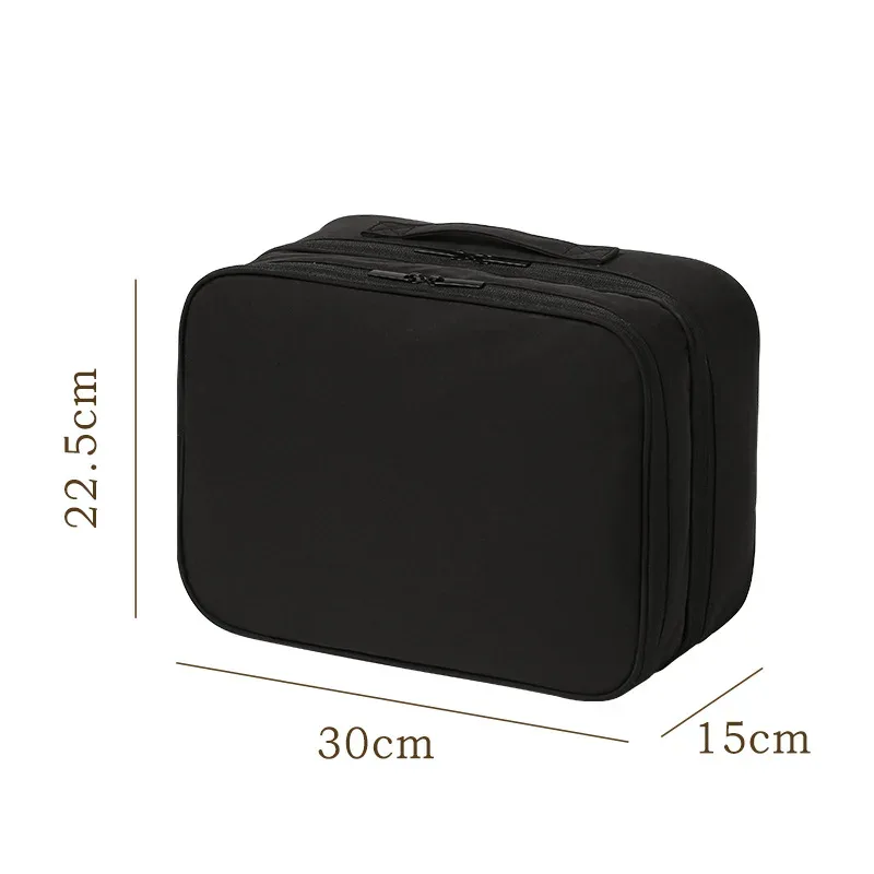 sac de rangement pour chaussures de voyage en tissu oxford, valise de voyage, boîte à chaussures portable pour trois paires, boîte à chaussures portable pour pantoufles, sac à cosmétiques