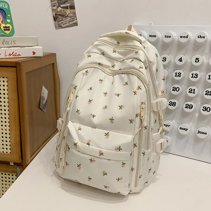 sac à dos mignon pour filles, sac d'école de grande capacité pour étudiants, sac de rangement de voyage portable pour adolescents, sac à livres pour enfants