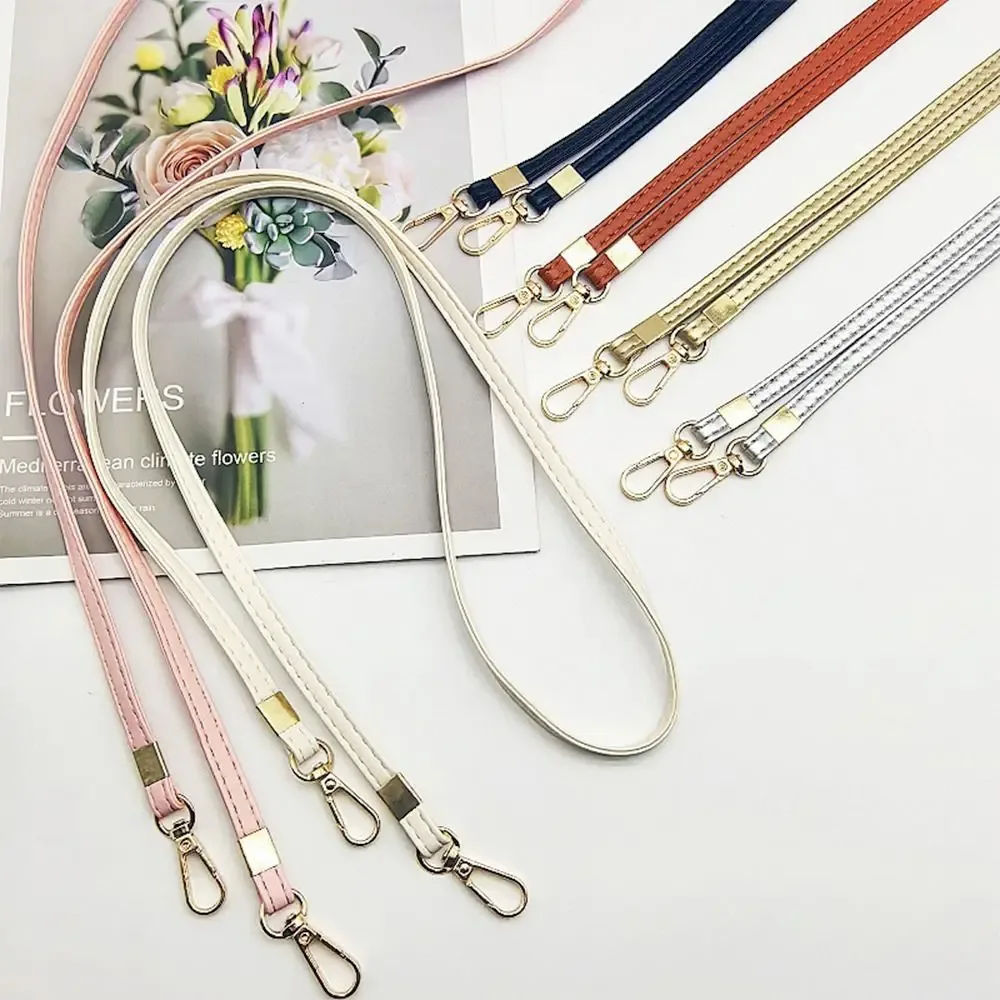 bandoulière colorée réglable en cuir pu, chaîne de remplacement, accessoire de sac à main tendance pour sac à bandoulière