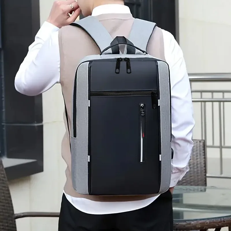 sac à dos pour ordinateur portable imperméable pour les trajets quotidiens, design fin et élégant, sac à dos léger pour les voyages d'affaires, pour hommes