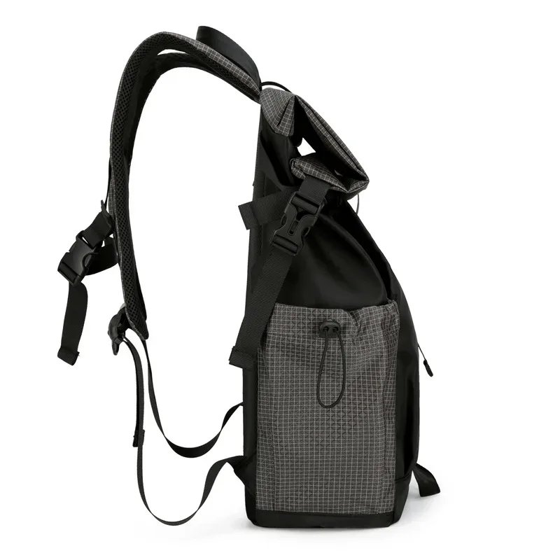 sac à dos de sport en plein air pour hommes, sac à bandoulière pliable enroulable, voyage fonctionnel, cartable pour étudiants