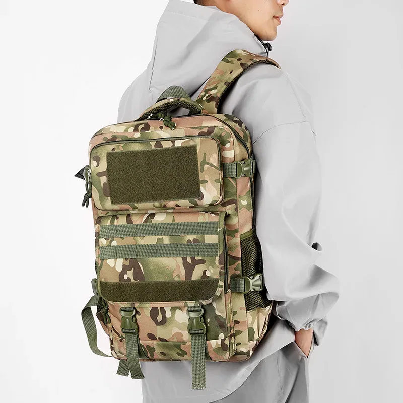 sac dos oxford université camouflage vert marron noir hommes cadre interne poche limon classique jacquard