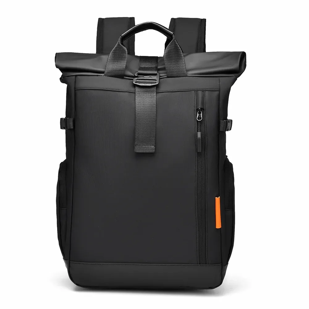 sac à dos tendance grande capacité pour homme, sacoche d'ordinateur de voyage décontractée, sac à bandoulière double pour loisirs, sac d'école éducatif pour jeunes
