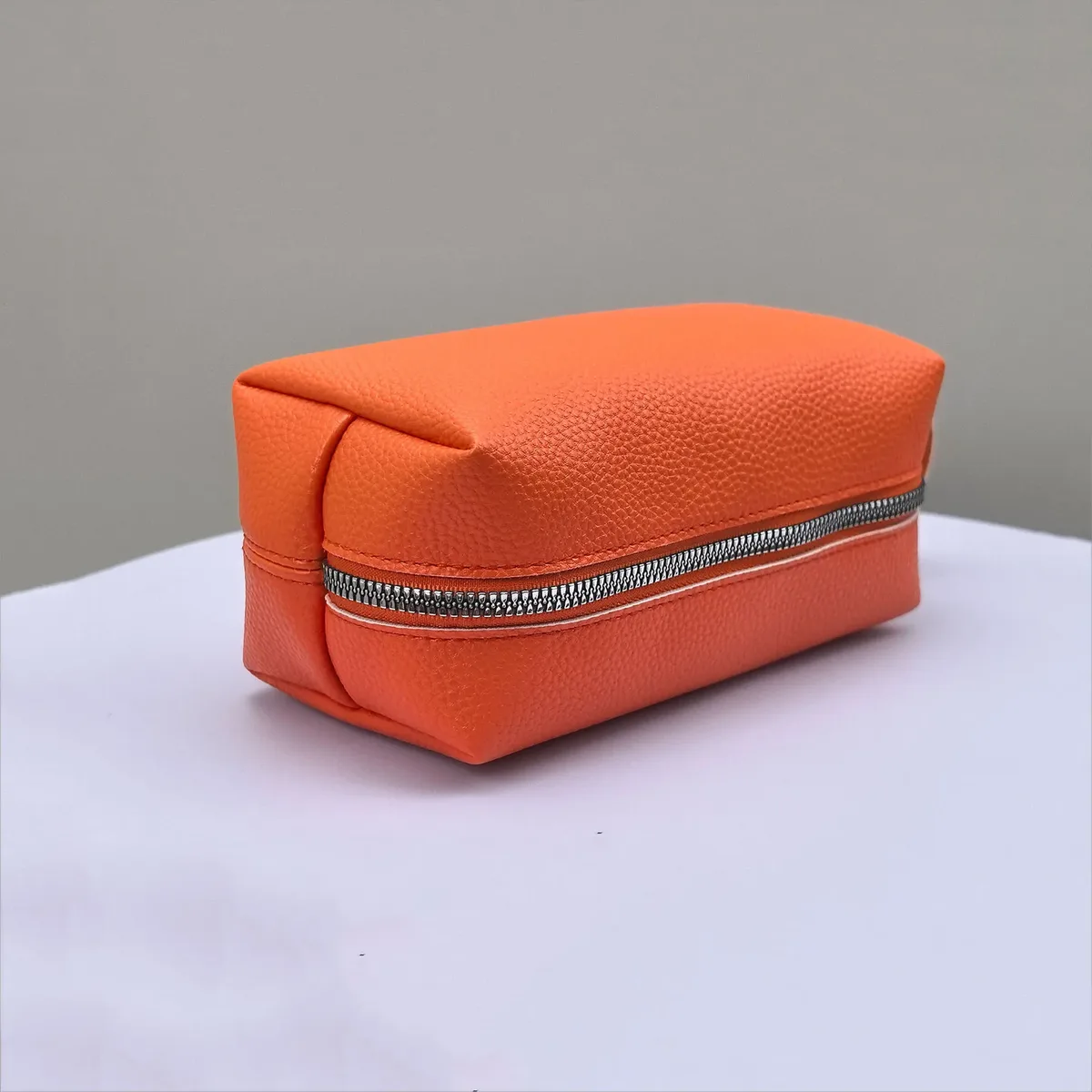 sac de rangement de cosmétiques en cuir pu, trousse de maquillage multifonctionnelle, organisateur de toilette portable de grande capacité