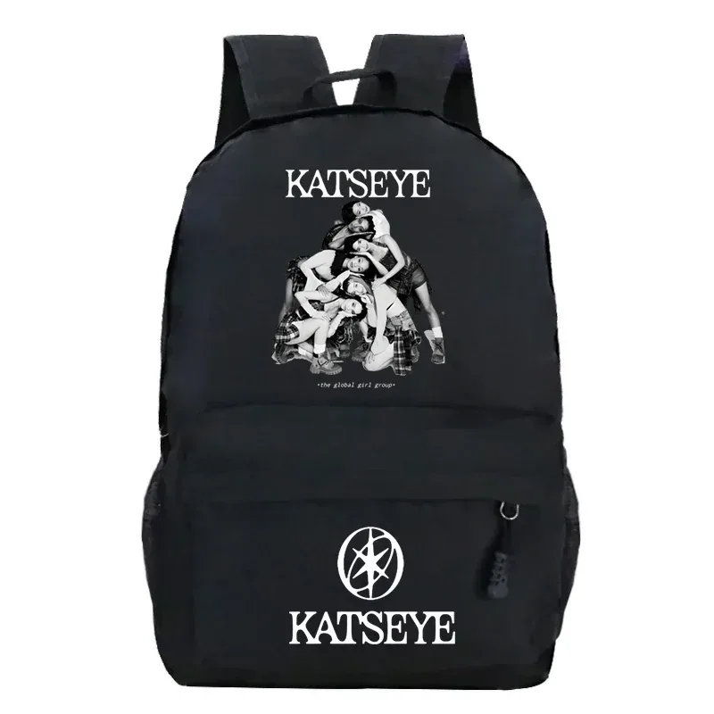 sacs d'école imprimés katseye, sac à dos léger pour enfants, cartable pour élèves du primaire, filles et garçons, sacs de voyage en plein air, mochila, cadeau