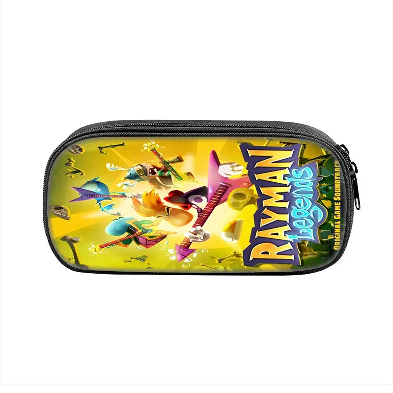 jeux de dessin animé rayman legends 2 pièces ensemble sac à dos cartable garçons filles camping sac à dos trousse à crayons sac à crayons boîte à crayons