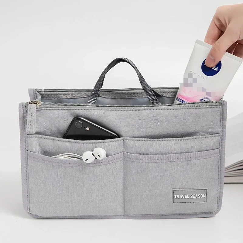 Organisateur de sac à main, fourre-tout, organisateur de sac à main, séparateurs pour sac à main intérieur, sac à bandoulière, sac à doublure intérieure