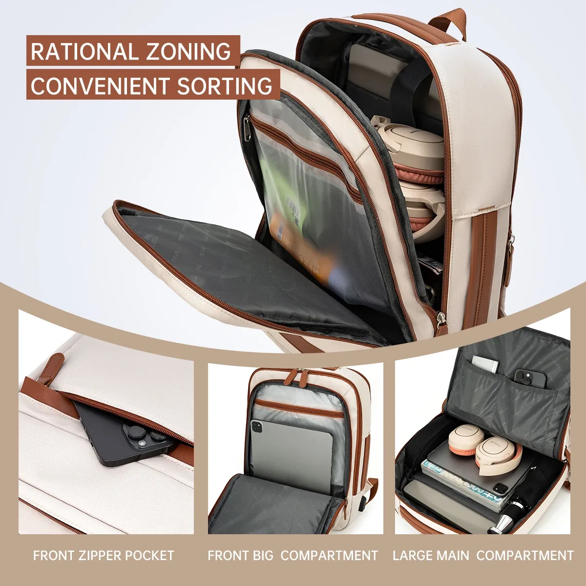 sac à dos étanche pour hommes, rechargeable par usb de haute qualité, grand sac à dos pour ordinateur portable, sac d'école unisexe pour jeunes