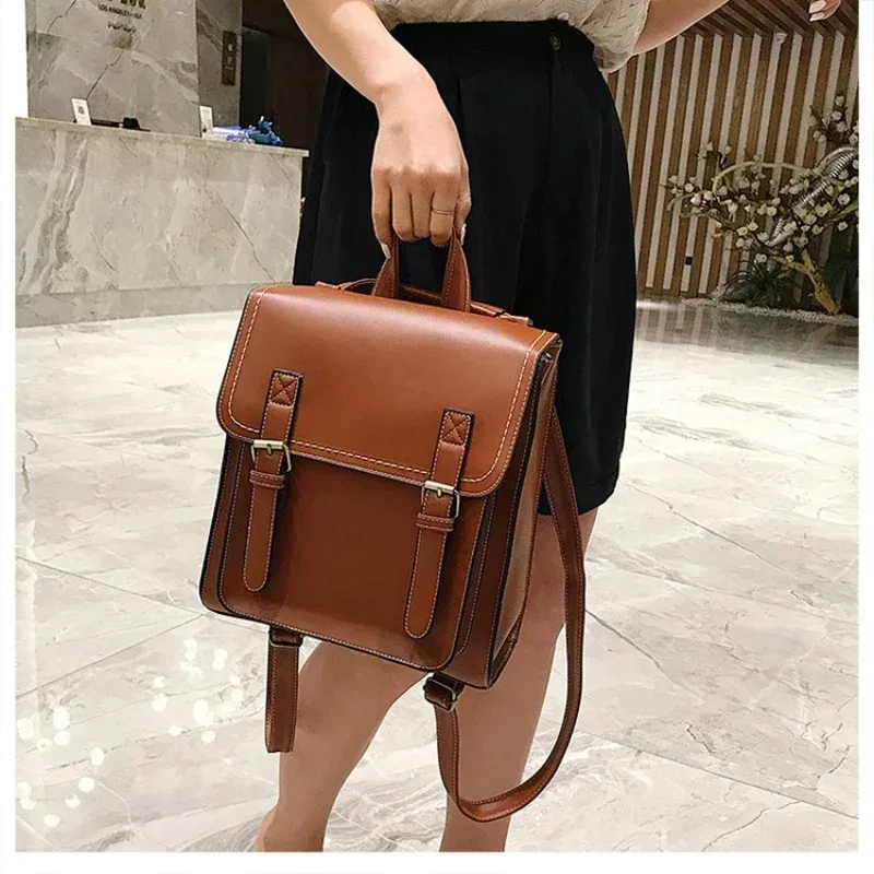 nouveau solide doux compartiment intérieur sacs à dos 2026 offre spéciale décontracté rabat poche sacs pour femmes intérieur fermeture éclair poche sacs à dos