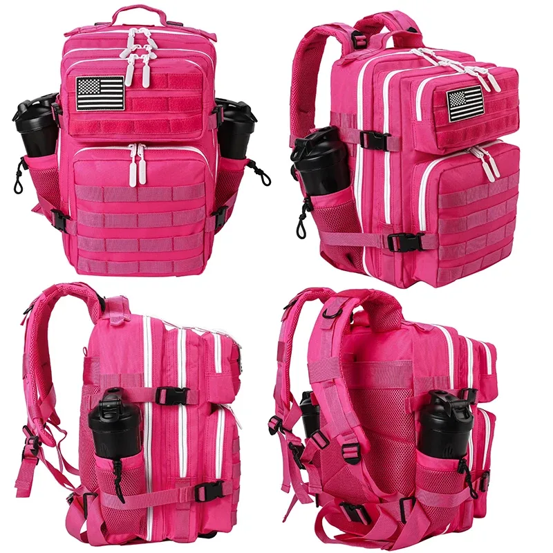 LHI 25L sac à dos tactique pour femmes Fitness athlète sac de sport petit sac à dos de voyage pour Sports de plein air avec porte-bouteille