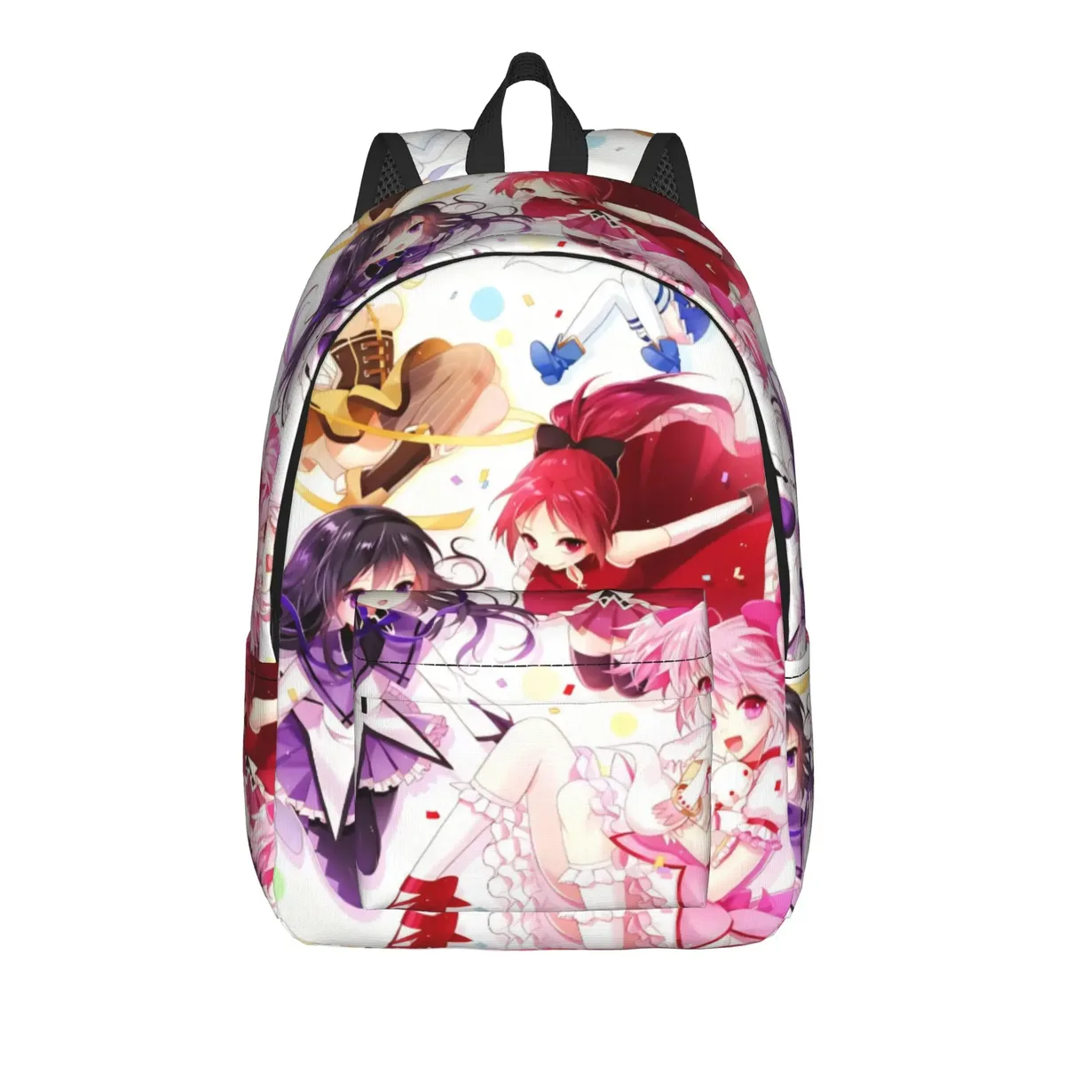 sac à dos homura puella magi madoka magica anime pour étudiants, randonnée, voyage, kyubey, pour hommes et femmes, sacs en toile pour ordinateur portable