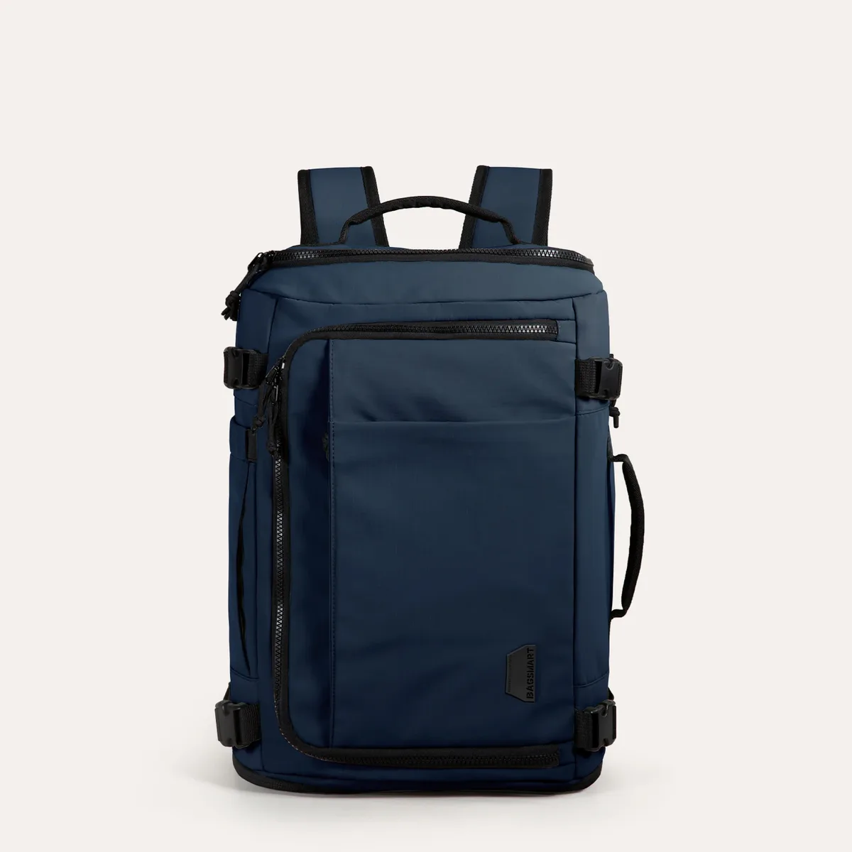 sac dos pvc beige clair poches multiples compression souple usage voyage sport ecole shopping antivol étanche
