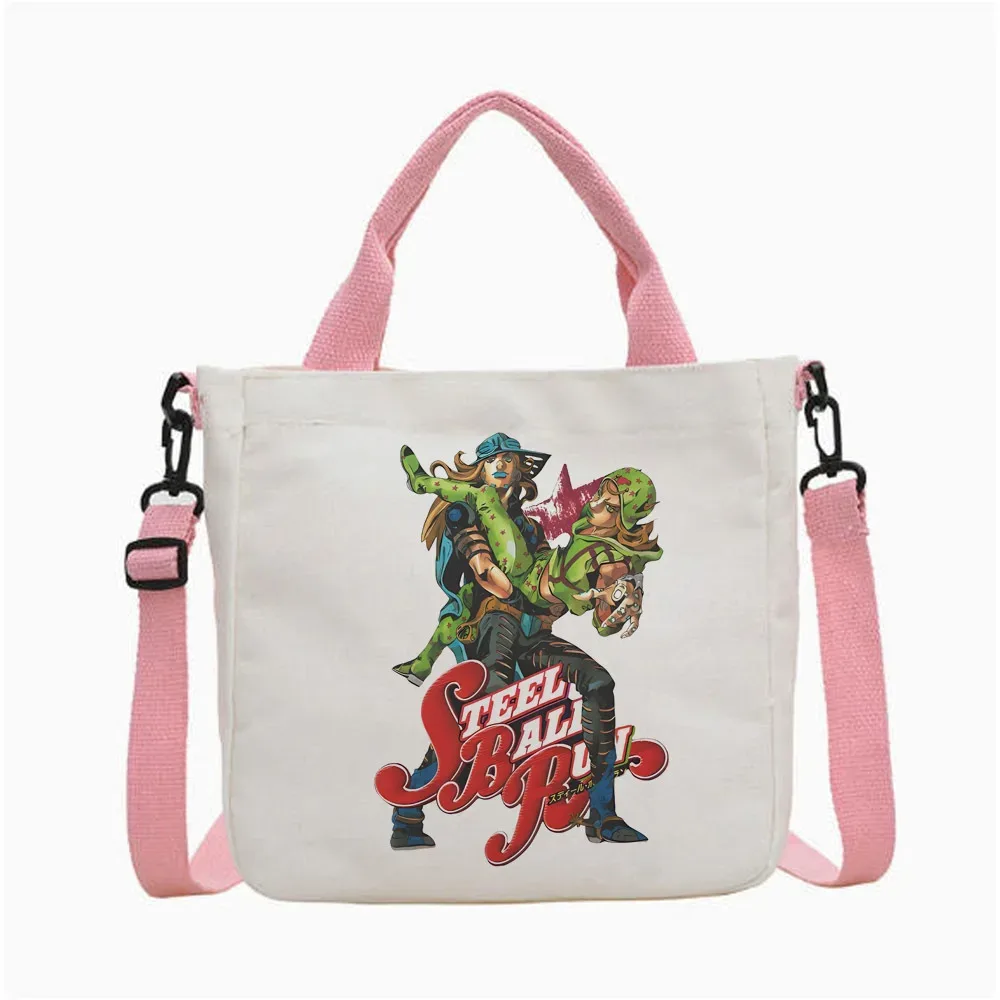 sac fourre-tout jojo bizarre adventure gyro zeppeli, sac de shopping pliable, personnalisable, réutilisable, femme