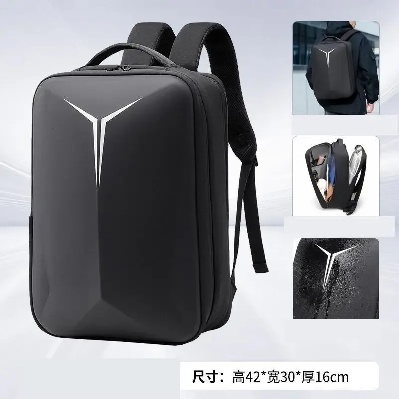 nouveau sac à dos pour homme, sac à dos de voyage à coque rigide, tendance et haut de gamme, sac pour ordinateur portable, sac d'école léger de grande capacité